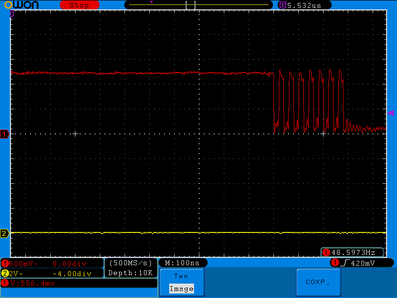 RMII RXDV pulses at falling edge